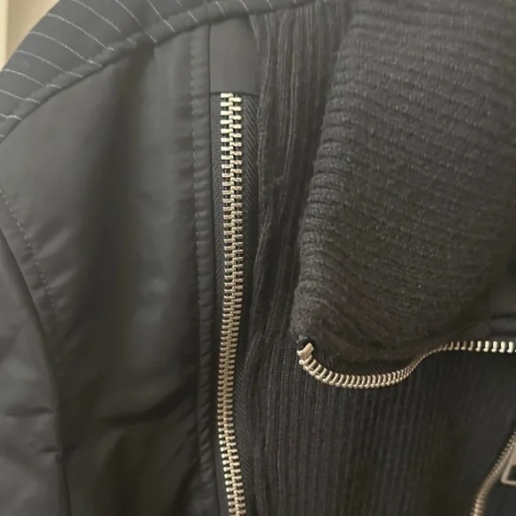 Zara Navy Blue Cropped Jacket - never worn - Picture 9 of 12